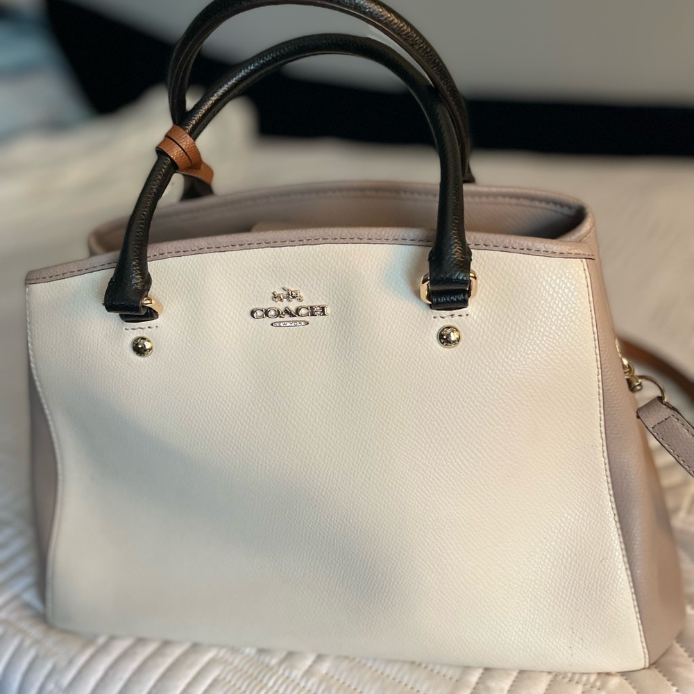 Authentic Leather Coach Satchel